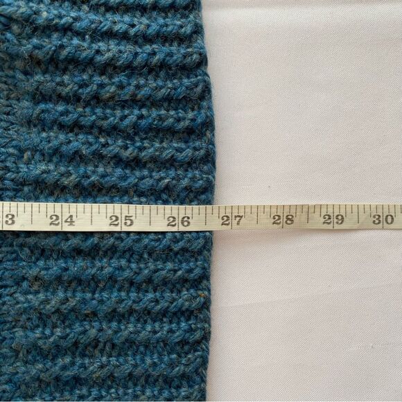 Vintage Danspin Sweater Market Wool Blue Fair Isle Pullover Sweater Size Medium - Picture 13 of 13